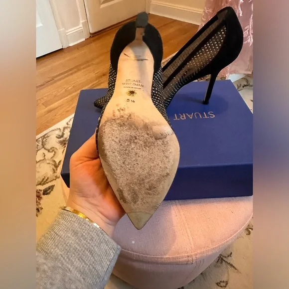 Black sparkly pumps - Picture 4 of 7